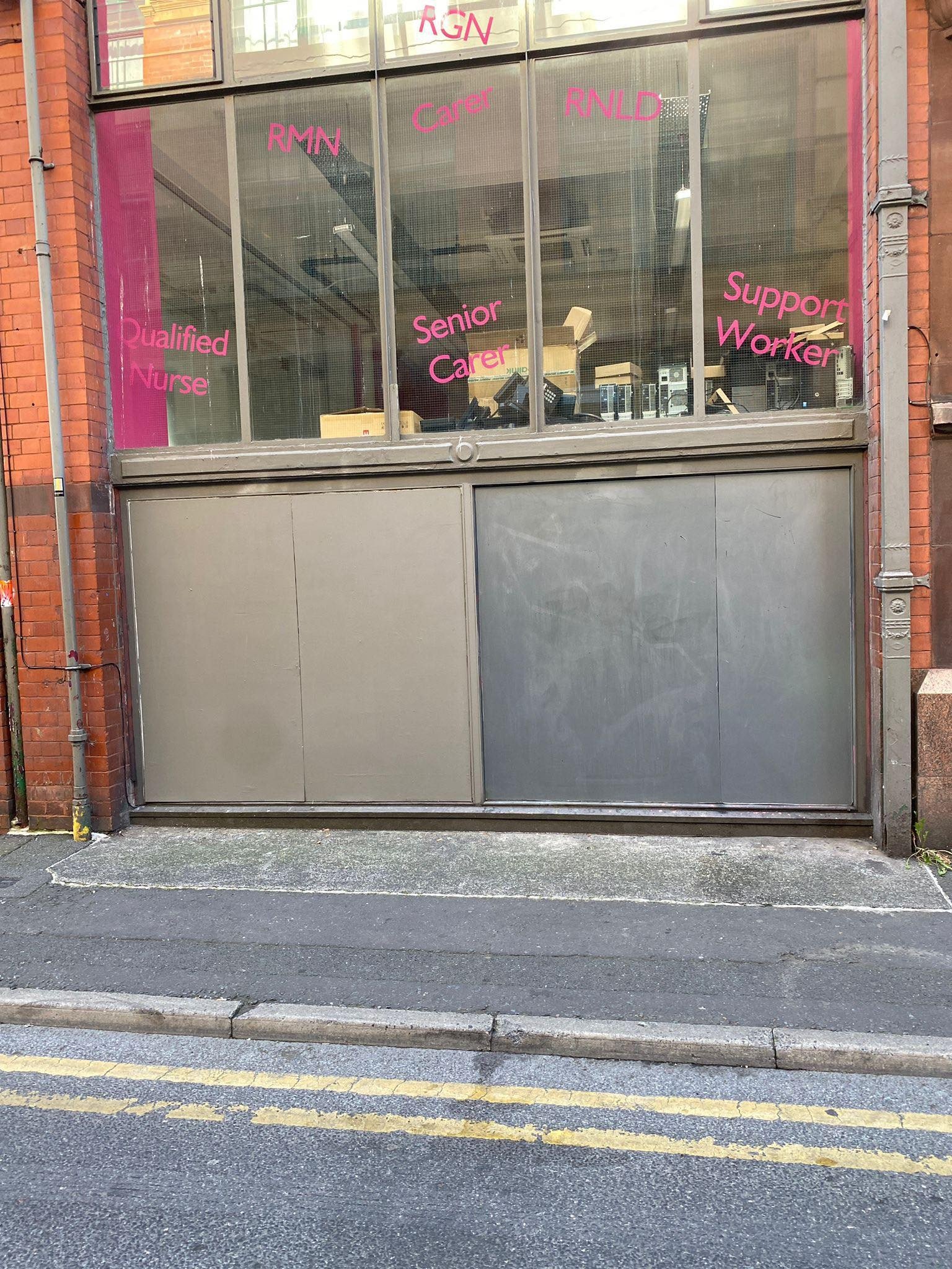 Heritage building cleaning in progress